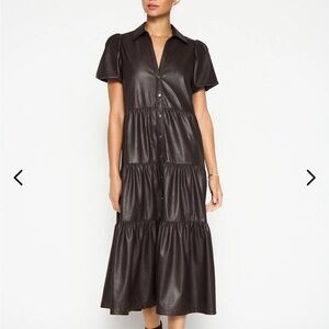 Brochu Walker Havana dress in vegan leather